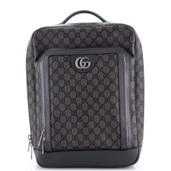 Ophidia Front Zip Pocket Backpack GG Coated Canvas Medium
