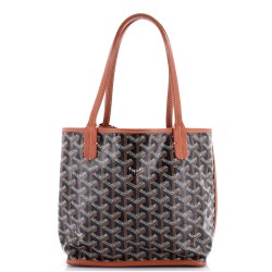 Anjou Reversible Tote Coated Canvas Mini