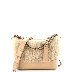 Gabrielle Hobo Shearling and Leather Small