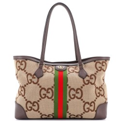 Ophidia Shopping Tote Jumbo GG Canvas Medium