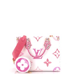 OnTheGo Tote By The Pool Monogram Watercolor Giant PM