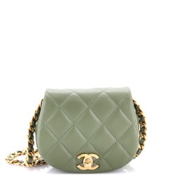 Coco Mail Clutch with Chain Quilted Calfskin Mini