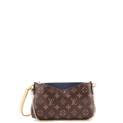 Pallas Clutch Monogram Canvas with Leather
