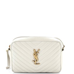 Lou Camera Bag Matelasse Chevron Leather Small