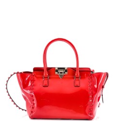 Rockstud Tote Rigid Patent Small