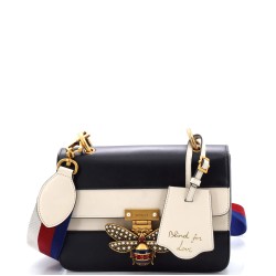 Queen Margaret Flap Bag Colorblock Leather Medium