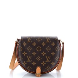 Tambourine Handbag Monogram Canvas