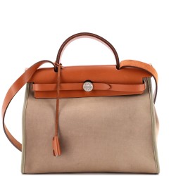 Herbag Zip Leather and Toile 31