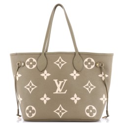 Neverfull NM Tote Bicolor Monogram Empreinte Giant MM