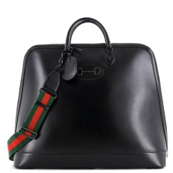 Horsebit 1955 Web Duffle Bag Leather Large