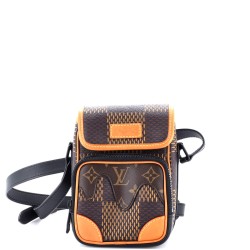 Nigo Amazone Messenger Bag Limited Edition Giant Damier and Monogram Canvas Nano