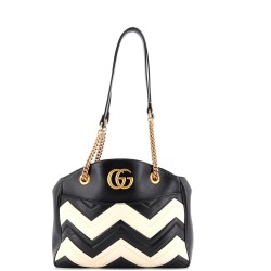 GG Marmont Chain Tote Matelasse Leather Medium