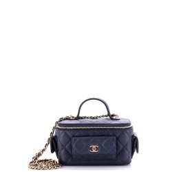 Quilted Polly Pocket Top Vanity Quilted Caviar East West