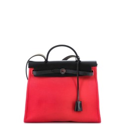 Herbag Zip Leather and Toile 31