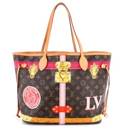Neverfull NM Tote Limited Edition Summer Trunks Monogram Canvas MM