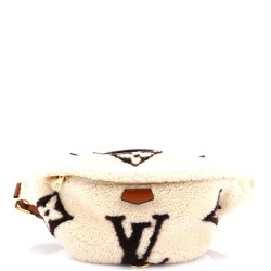 Bum Bag Monogram Giant Teddy Fleece