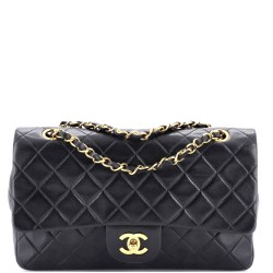 Vintage Classic Double Flap Bag Quilted Lambskin Medium