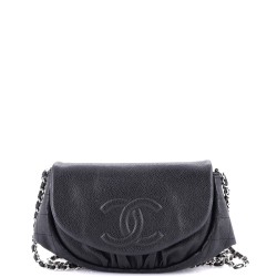 Half Moon Wallet on Chain Caviar