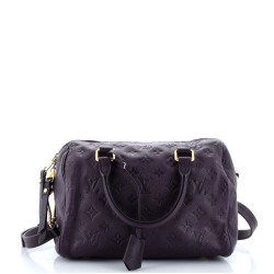 Speedy Bandouliere Bag Monogram Empreinte Leather 25
