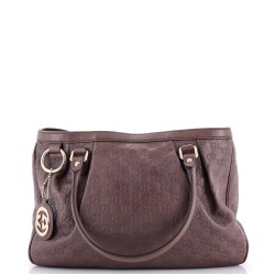 Sukey Top Handle Tote Guccissima Leather Medium