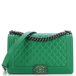 Boy Flap Bag Quilted Lambskin New Medium
