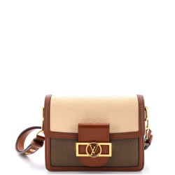 Dauphine Shoulder Bag Taurillon Leather Mini