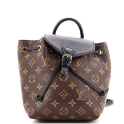 Montsouris NM Backpack Monogram Canvas with Leather BB