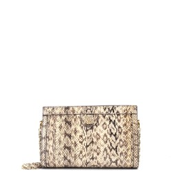 Ophidia Chain Shoulder Bag Snakeskin Small