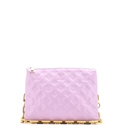 Coussin Bag Monogram Embossed Lambskin PM