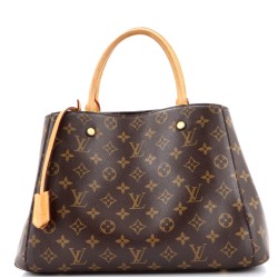 Montaigne Handbag Monogram Canvas MM