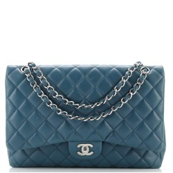 Classic Single Flap Bag Quilted Lambskin Maxi
