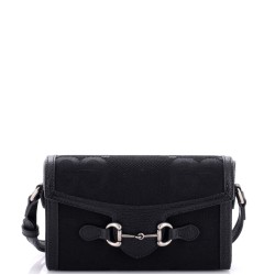 Horsebit 1955 Flap Crossbody Bag Jumbo GG Canvas Mini
