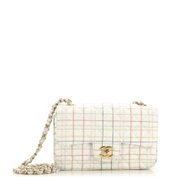 Classic Single Flap Bag Quilted Printed Calfskin Mini