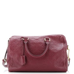 Speedy Bandouliere Bag Monogram Empreinte Leather 30