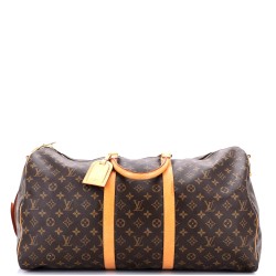 Keepall Bandouliere Bag Monogram Canvas 55