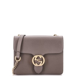 Interlocking Shoulder Bag Leather Small