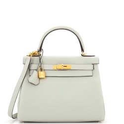 Kelly Handbag Grey Togo with Gold Hardware 28