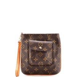 Partition Wristlet Clutch Monogram Canvas