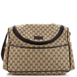 Diaper Crossbody Bag GG Canvas