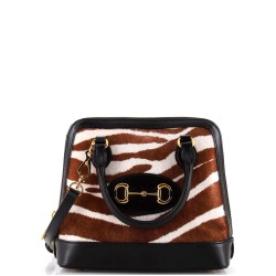 Horsebit 1955 Top Handle Bag Calf Hair Small