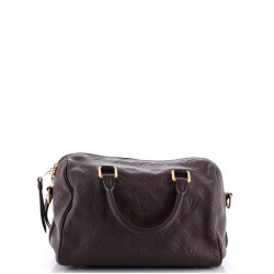 Speedy Bandouliere Bag Monogram Empreinte Leather 25