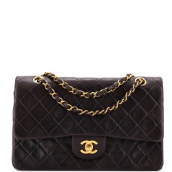 Vintage Classic Double Flap Bag Quilted Lambskin Medium