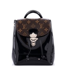 Hot Springs Backpack Vernis with Monogram Canvas