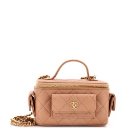 Quilted Polly Pocket Top Vanity Quilted Caviar East West