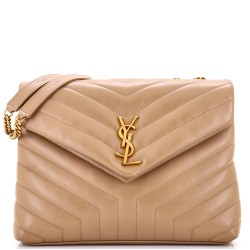 Loulou Shoulder Bag Matelasse Chevron Leather Medium