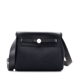 Herbag Zip Toile and Leather 20
