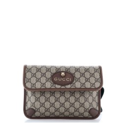 Neo Vintage Flap Belt Bag GG Coated Canvas