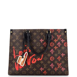 OnTheGo Tote Limited Edition Fall in Love Monogram Canvas MM