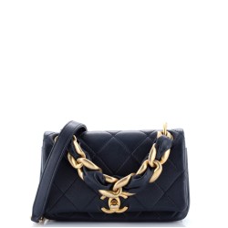 Chain Is More Flap Bag Quilted Lambskin Small