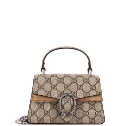 Dionysus Convertible Top Handle Bag GG Coated Canvas Mini